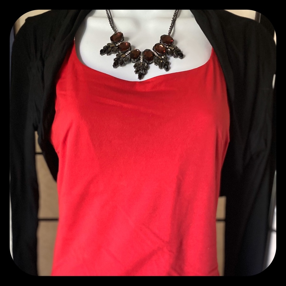 Like New Adorable Fitted Black Shrug